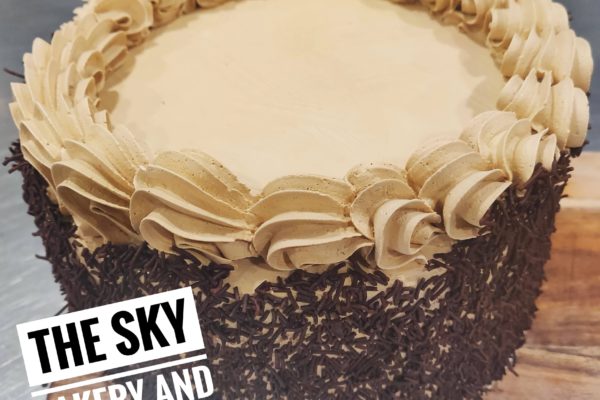 O004 - Small Round Coffee Cake