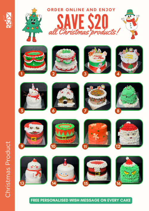 Xmas theme cake