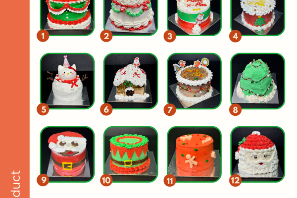 Xmas theme cake