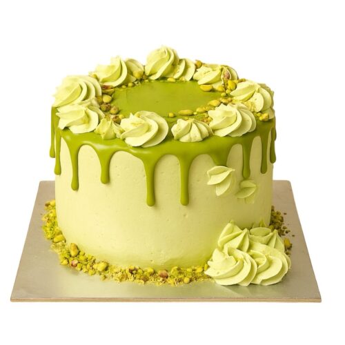 Pistachio mini cream cake