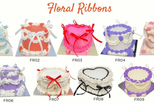 Floral Ribbons - Standard Size